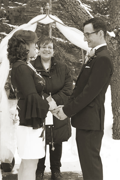 Rooted Weddings | Winter Wedding Ceremony